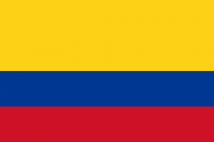 Bandeira do Colômbia.