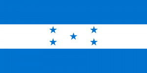 Bandeira de Honduras.