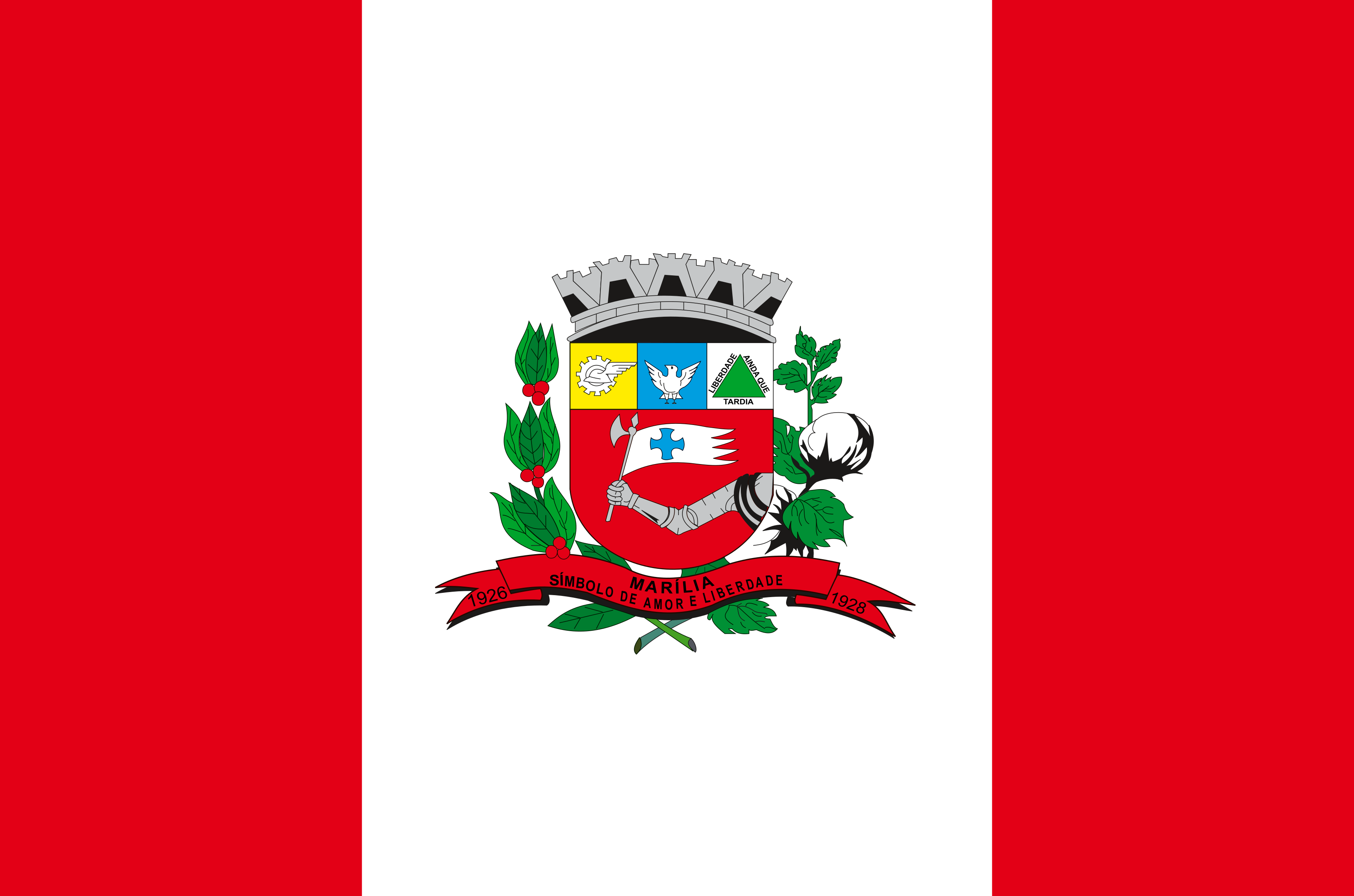 bandeira marilia sp - Bandeira de Marília SP