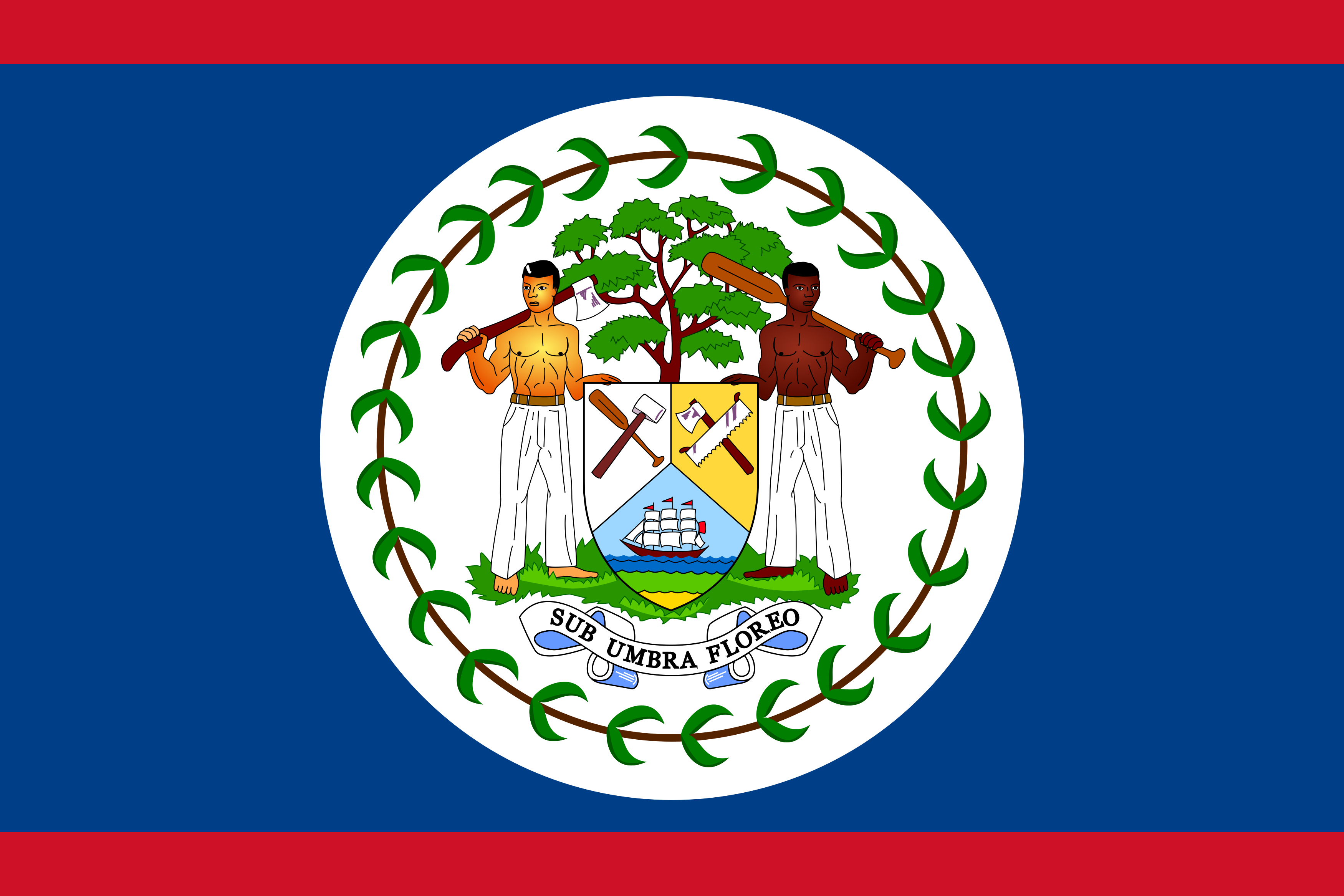 bandeira de belize - Bandeira de Belize