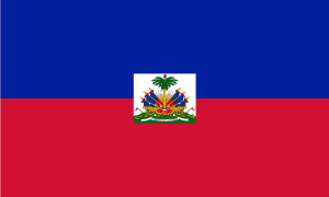 Bandeira do Haiti.